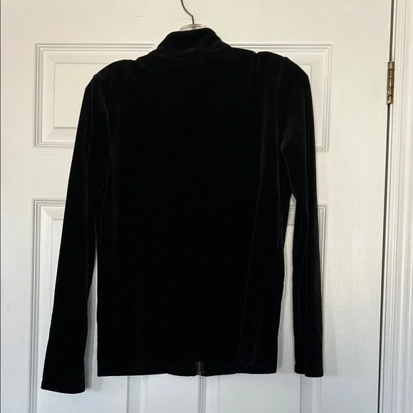 Talbots Black Velvet Women's sweater - Picture 3 of 4